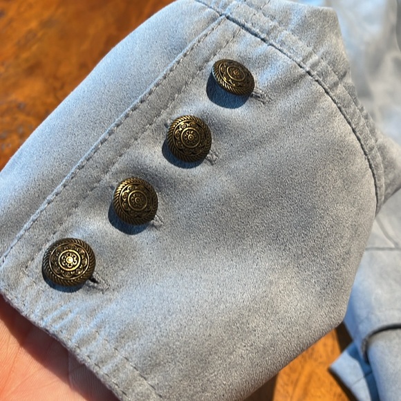 Gorgeous Conrad C Proportion Petite Faux Suede Jacket -Size 4 P - Picture 7 of 12